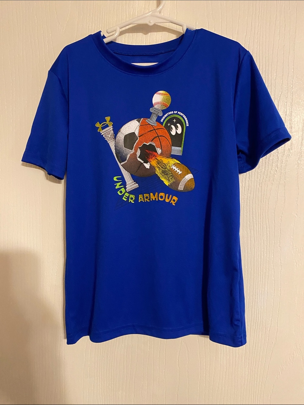 Under Armour Bright Blue Kids' Short Sleeve Graphic Tee